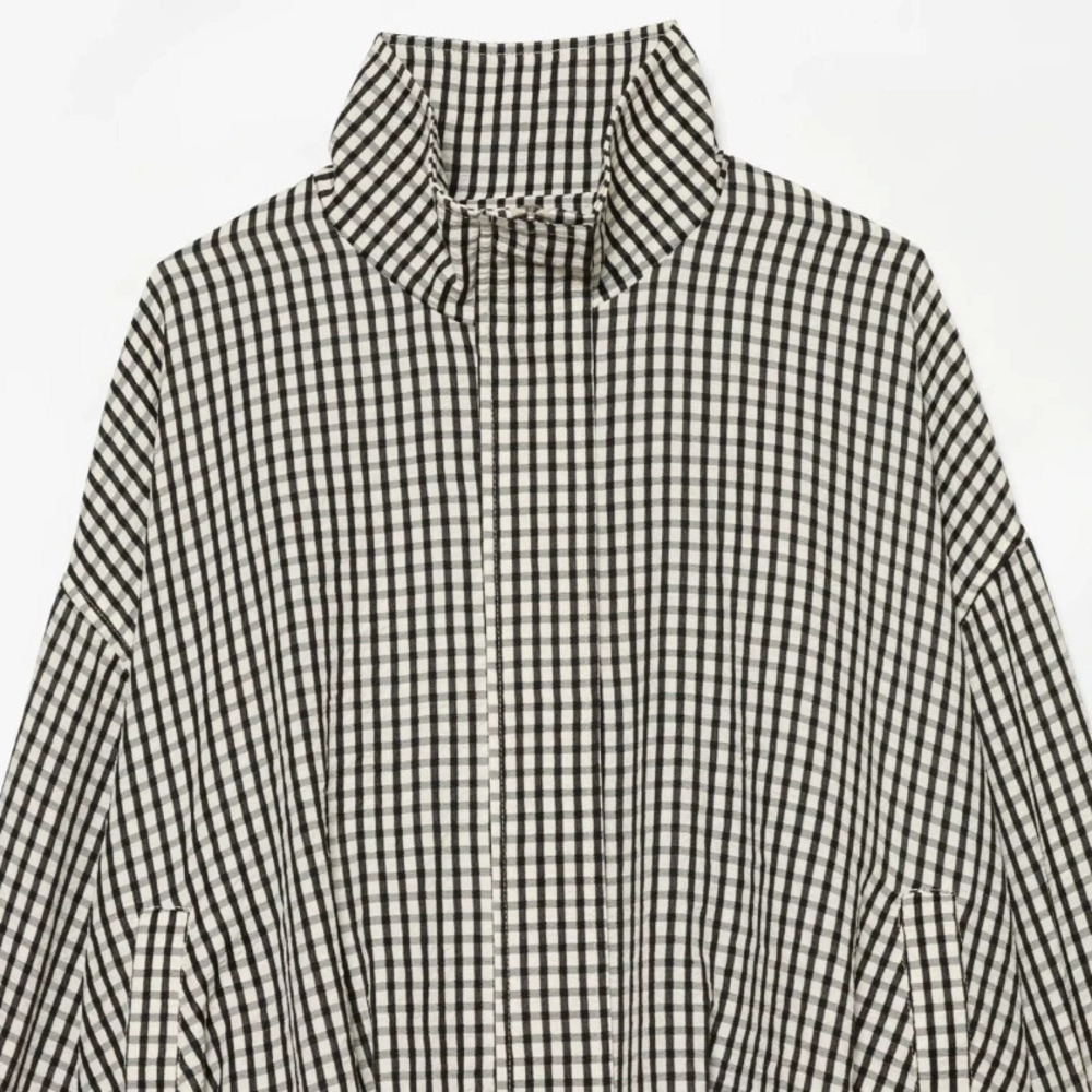 ZARA Plaid Bomber Flight Jacket